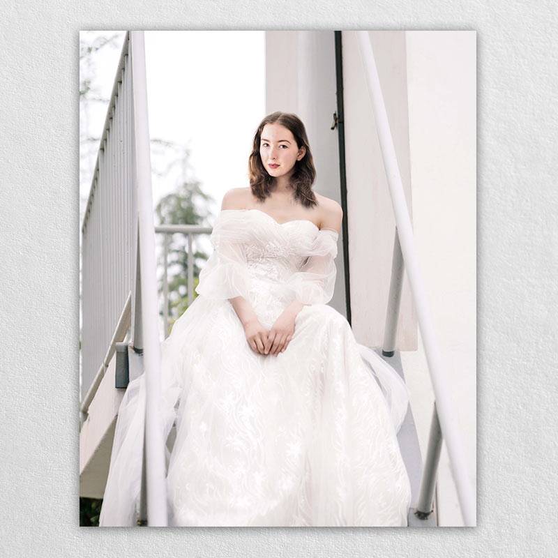 Bride Portrait Photography Customized | Your Photo On Canvas