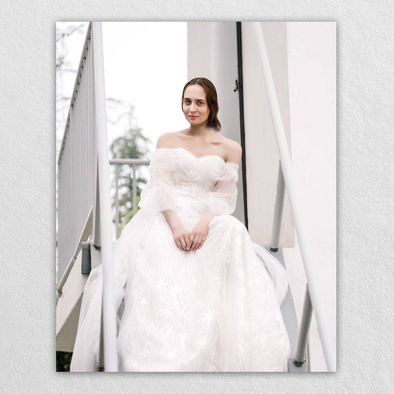 Bride Portrait Photography Customized | Your Photo On Canvas