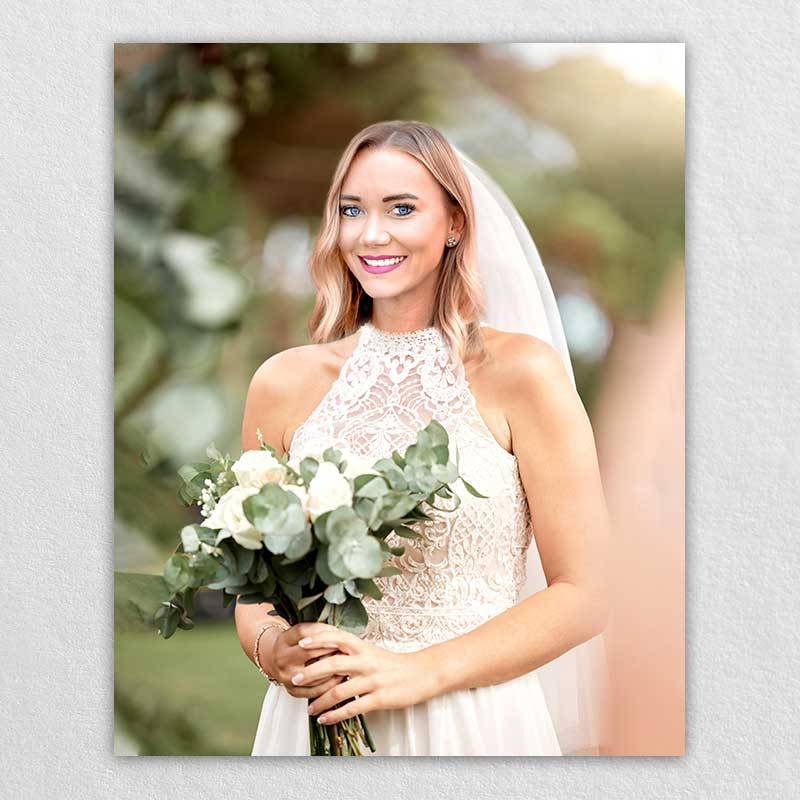 Personalised Photo Canvas | Wedding Portrait Photography Canvas Create