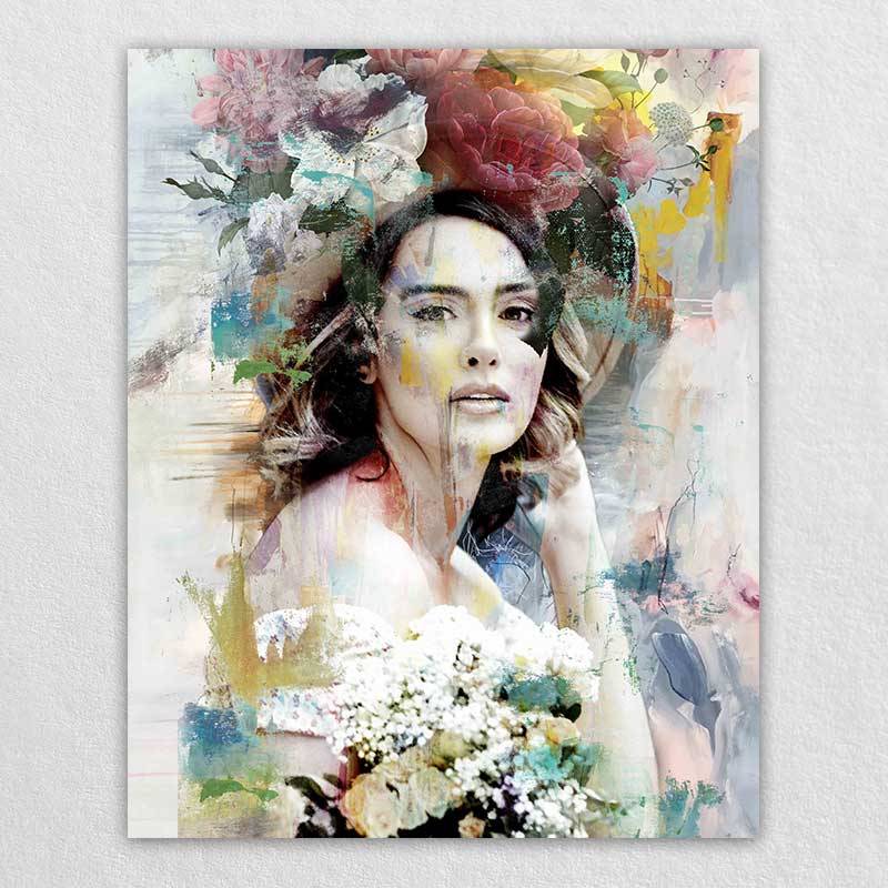 Personlised Canvas Gifts Design Woman Art