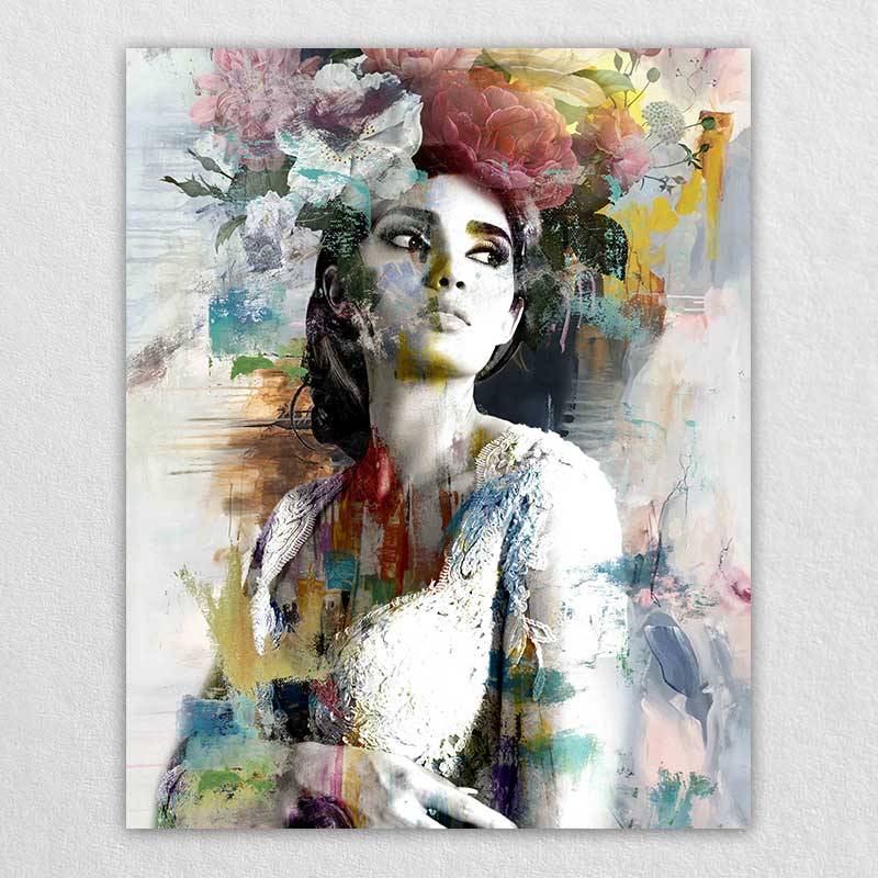 Personlised Canvas Gifts Design Woman Art
