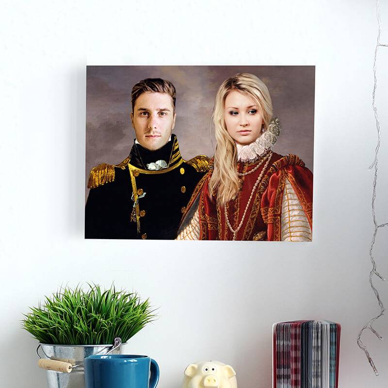 Custom Personal Royal Family Portrait Painting