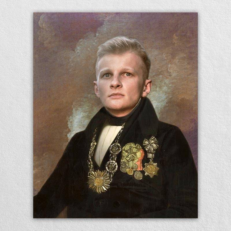 Military Medal Officer Portraits on Canvas Orders Online