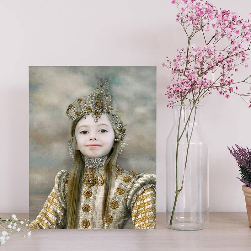 Renaissance Little Girl Royal Princess Portrait