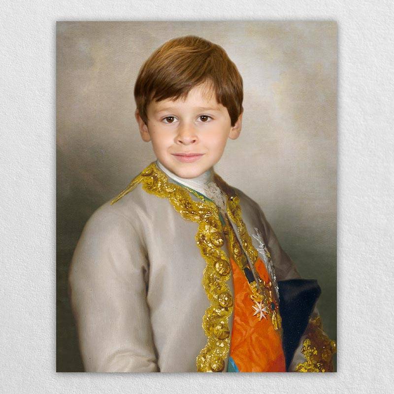 Renaissance Little Prince Canvas Prince Portrait