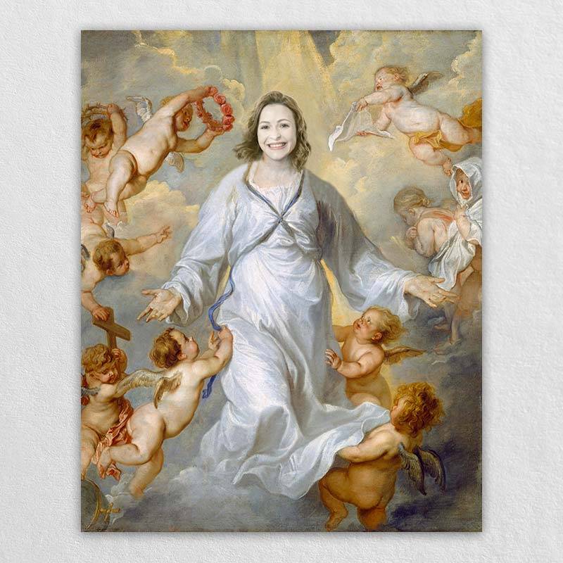 Personalised Canvas Prints Portrait of the Assumption of the Blessed Virgin Mary